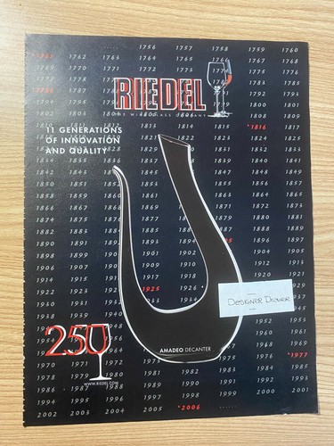 Riedel amadeo glass wine - riedel,