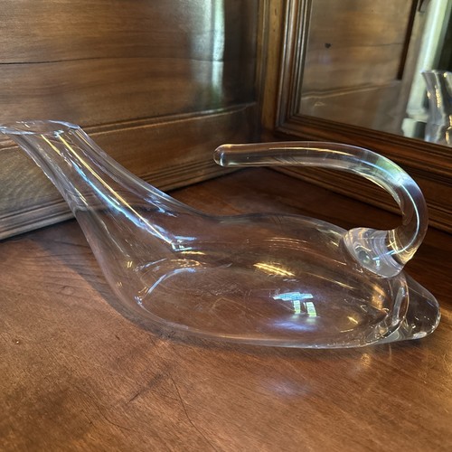 Riedel handmade decanter duck - decanter,