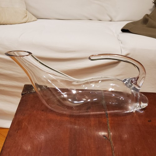 Vintage hand blown signed - hand-blown,